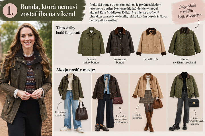 Kate Middleton - vidiecky štýl